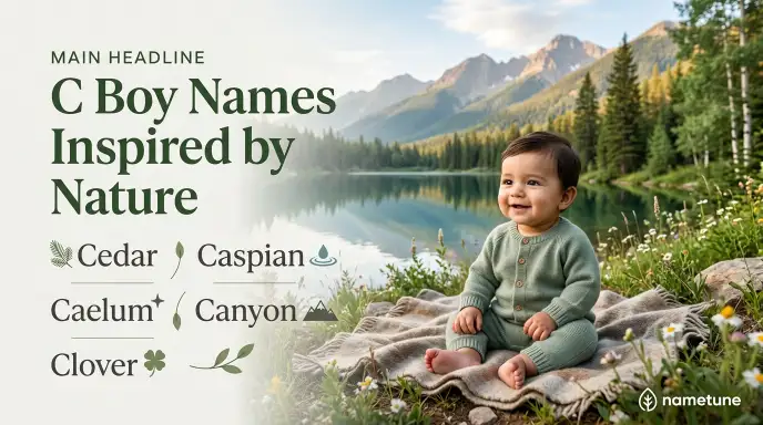 c boy names inspired by nature