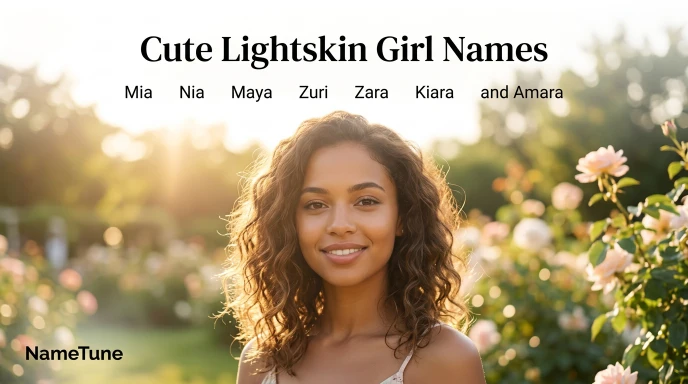 CUTE LIGHT SKIN girl names