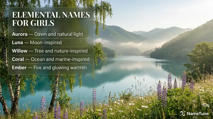 Elemental Names for Girls