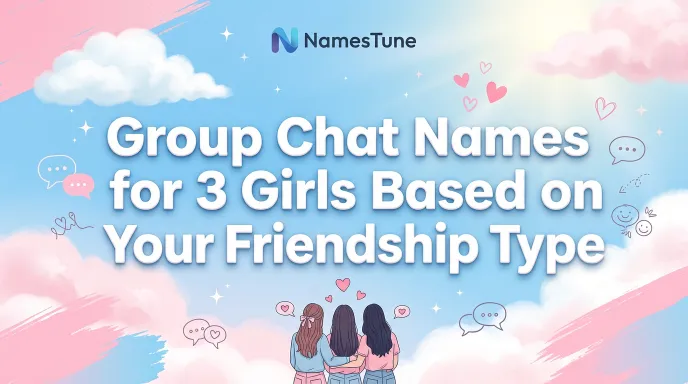 group chat names for 3 girls