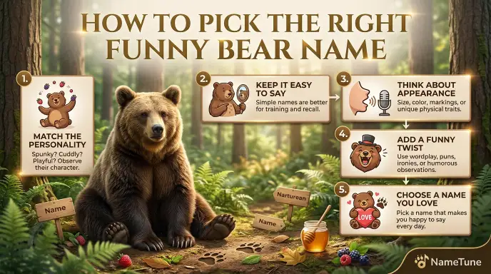 How to Pick the Right Funny Bear Name