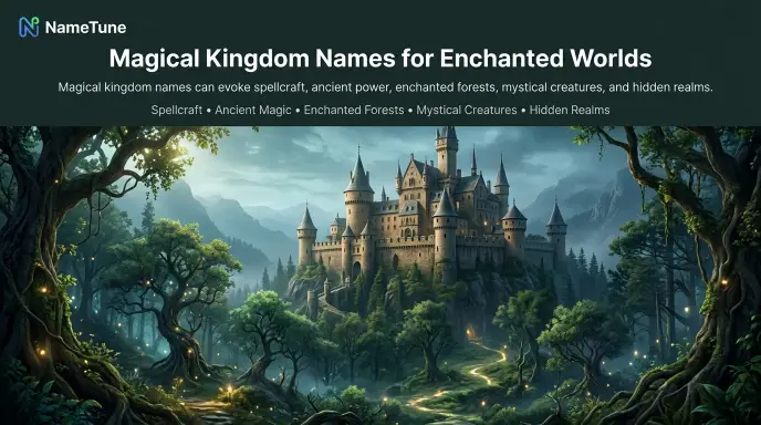 Magical Kingdom Names for Enchanted Worlds