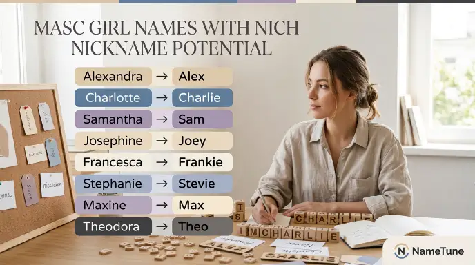 Masc Girl Names With Nickname Potential