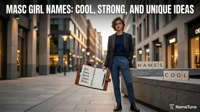 masc girl names