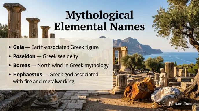 Mythological Elemental Names