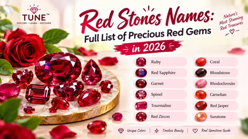red stones names