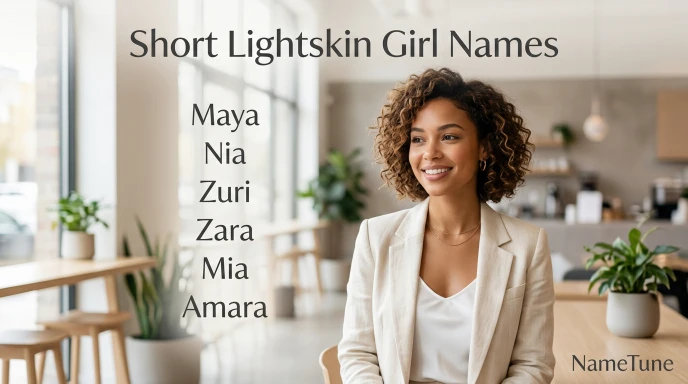 Short Lightskin Girl Names