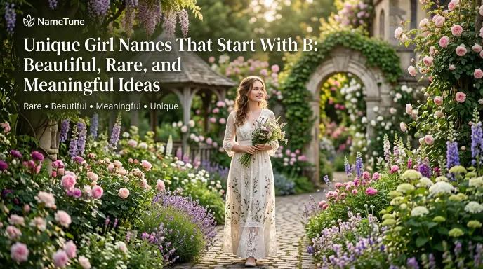 Unique girl names that start with B