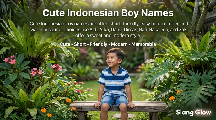 Cute Indonesian Boy Names