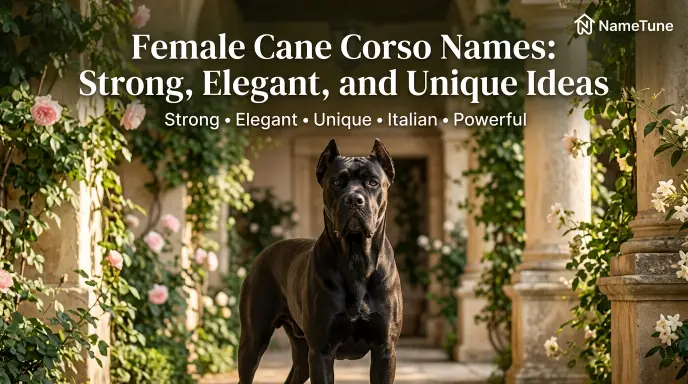 FEMALE cane corso names