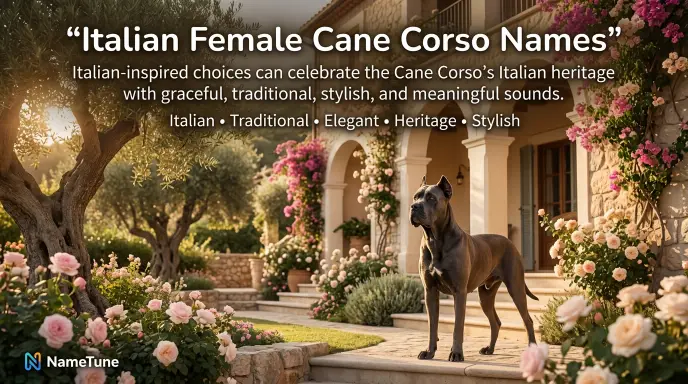 Italian Female Cane Corso Names